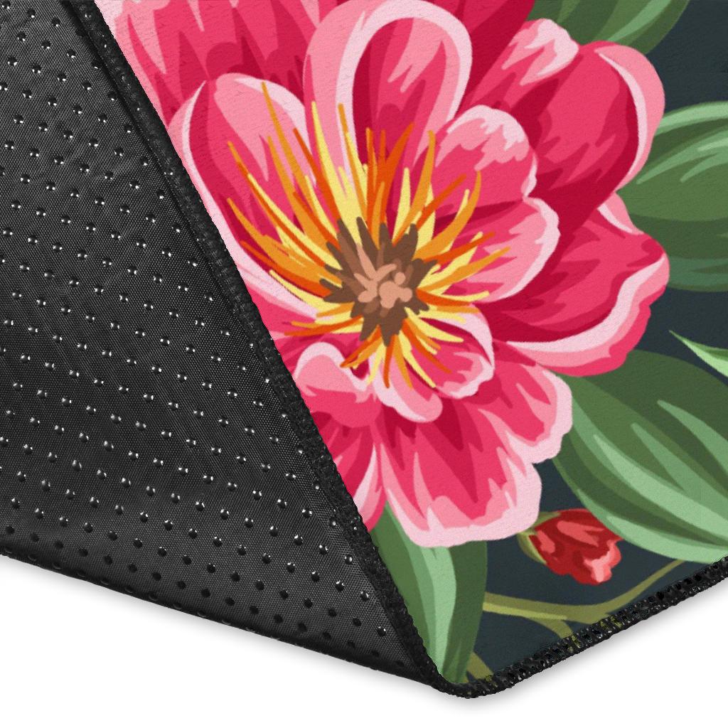 Summer Floral Pattern Print Design SF06 Area Rugs