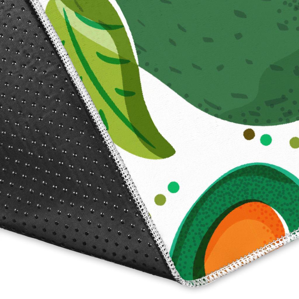 Avocado design pattern Area Rug