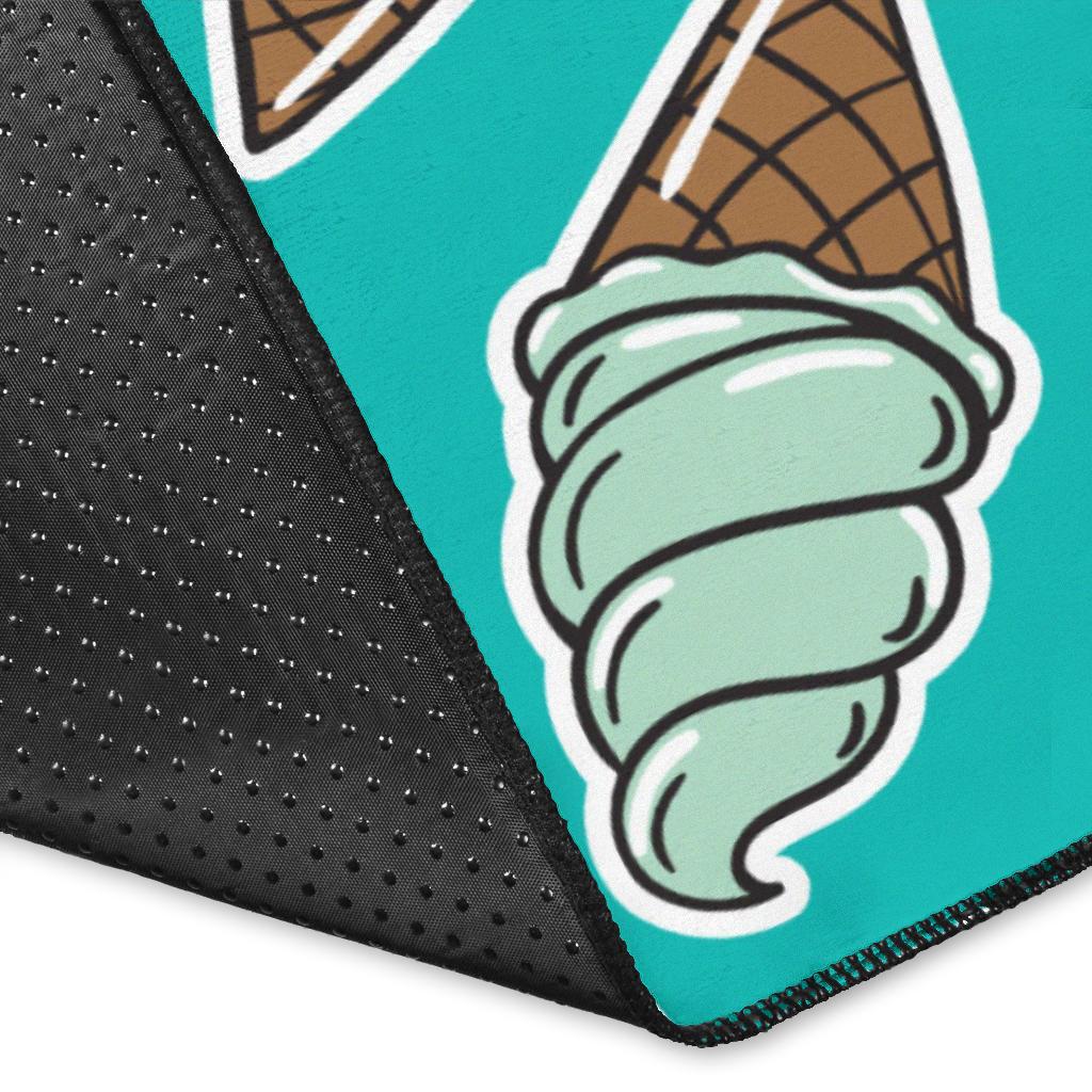 Ice Cream Pattern Print Design IC01 Area Rugs