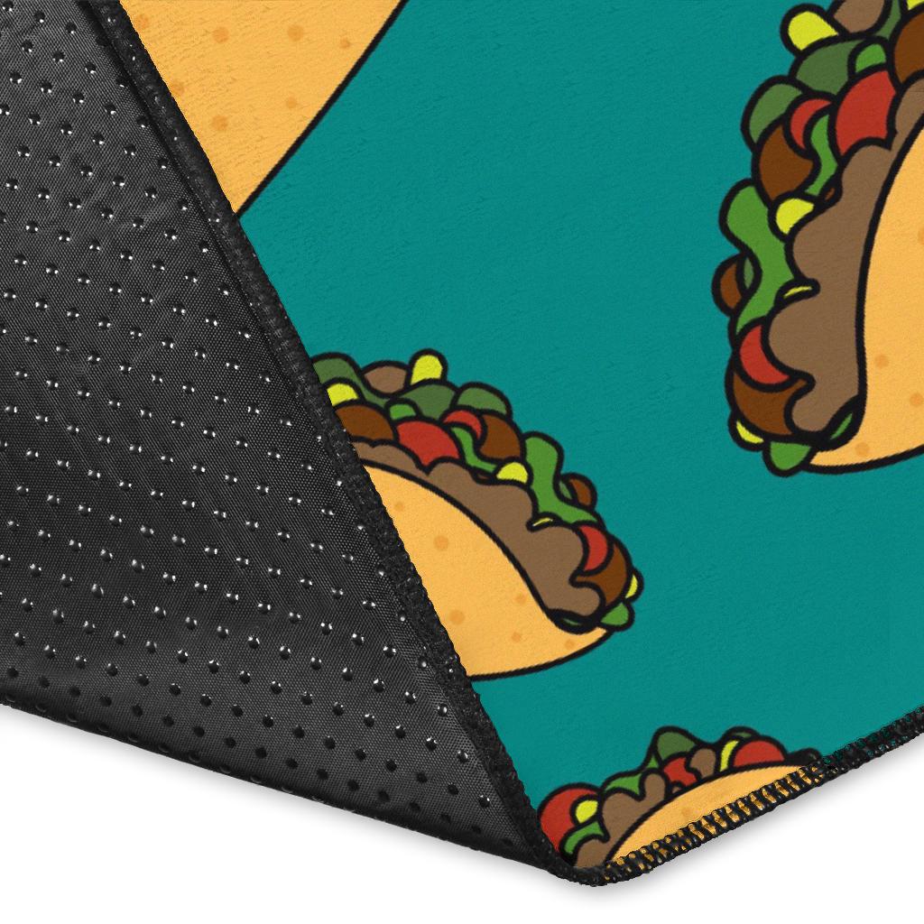 Taco Pattern Print Design TC07 Area Rugs