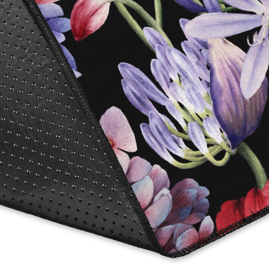 Summer Floral Pattern Print Design SF04 Area Rugs