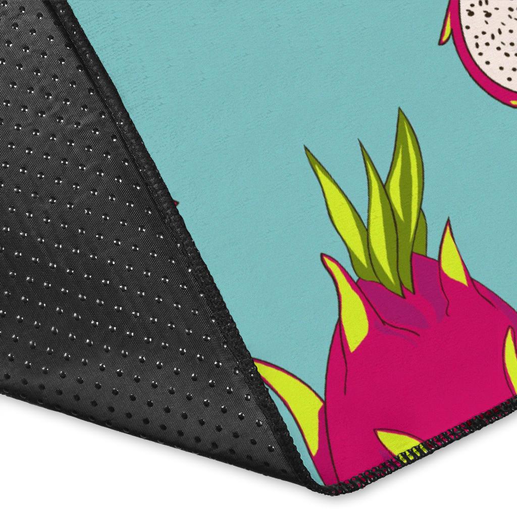 Dragonfruit Pattern Print Design DF01 Area Rugs