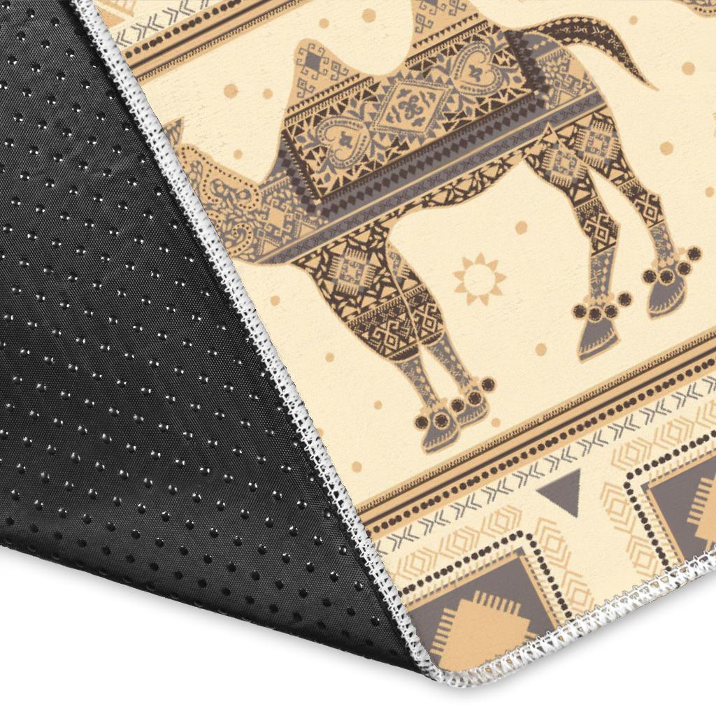Traditional Camel Pattern Ethnic Motifs Area Rug