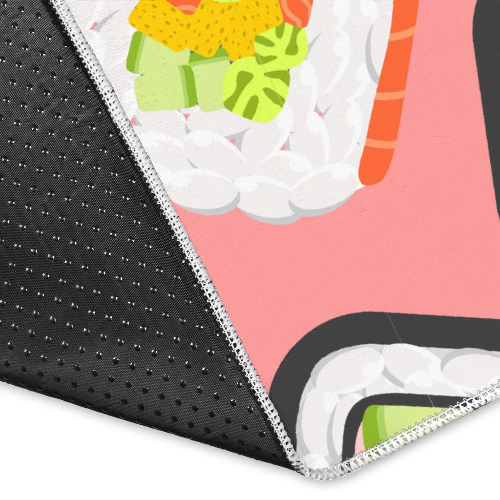 Sushi Roll Pattern Area Rug