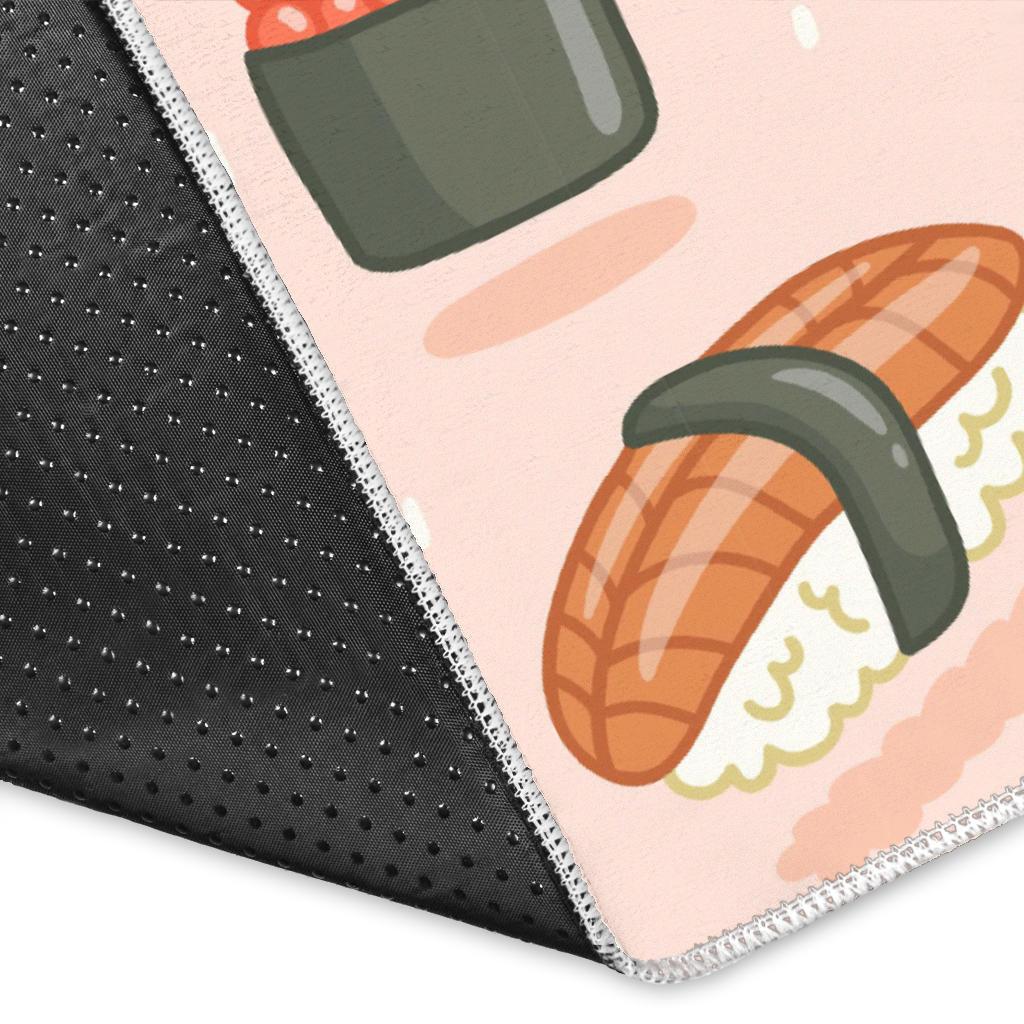 Sushi Pattern Background Area Rug