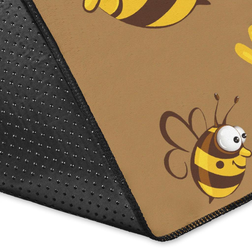 Bee Pattern Print Design BEE09 Area Rugs
