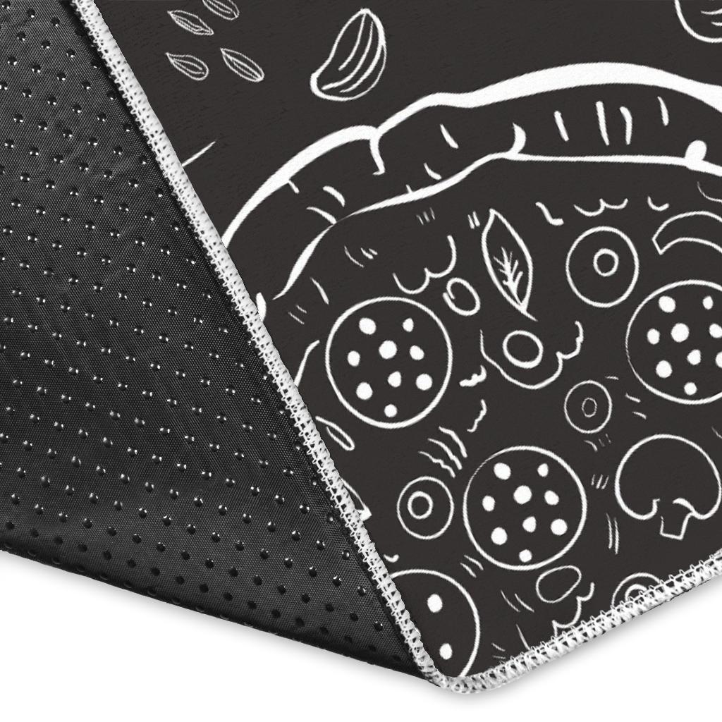 Pizza pattern  Area Rug
