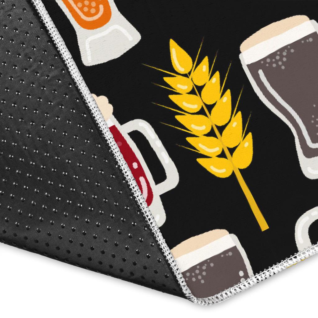 Beer type pattern Area Rug