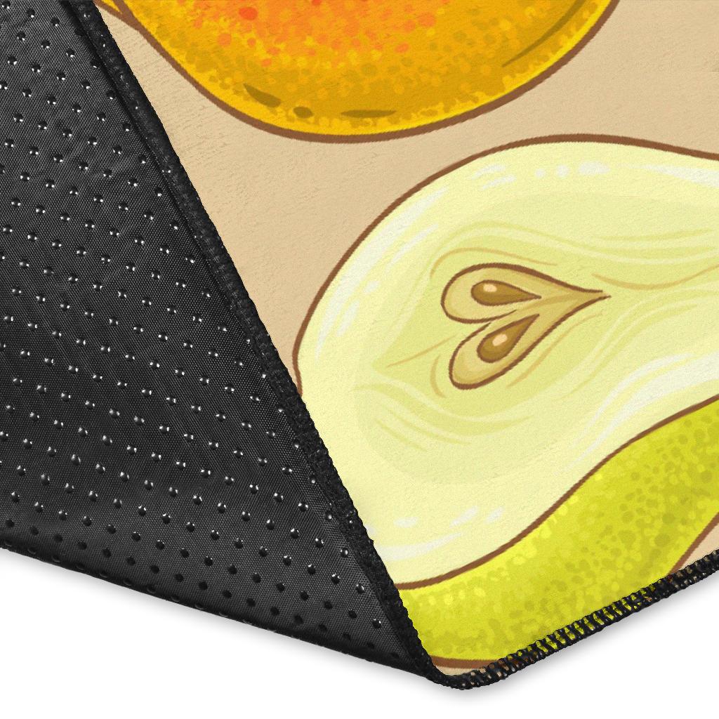 Pear Pattern Print Design PE05 Area Rugs