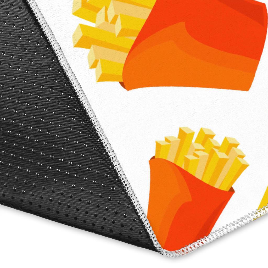 French Fries Pattern Area Rug