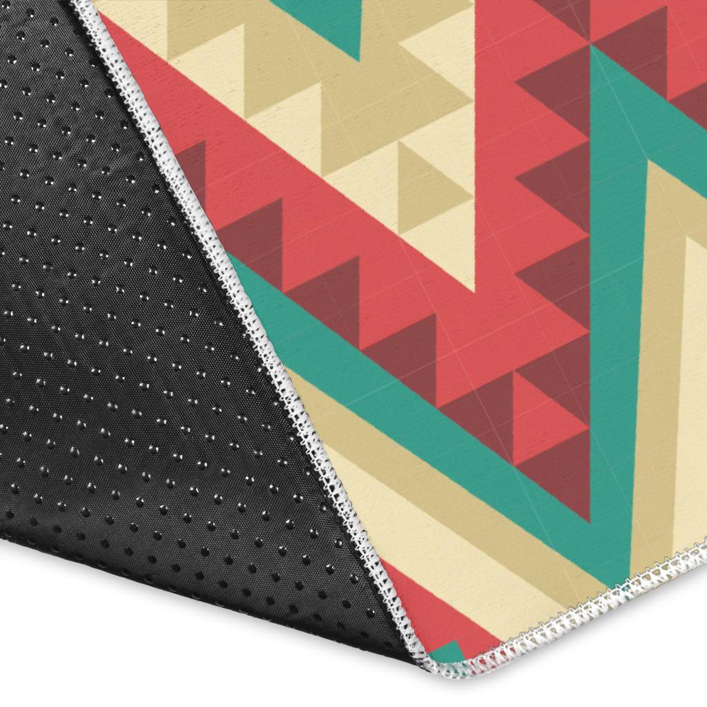 Zigzag Chevron Pattern Area Rug