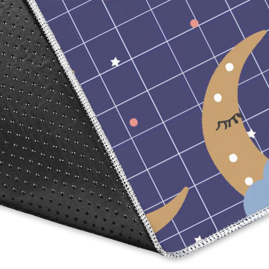 Moon Star Could Pattern Area Rug