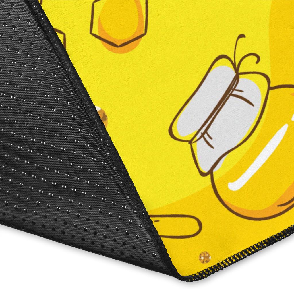 Bee Pattern Print Design BEE01 Area Rugs
