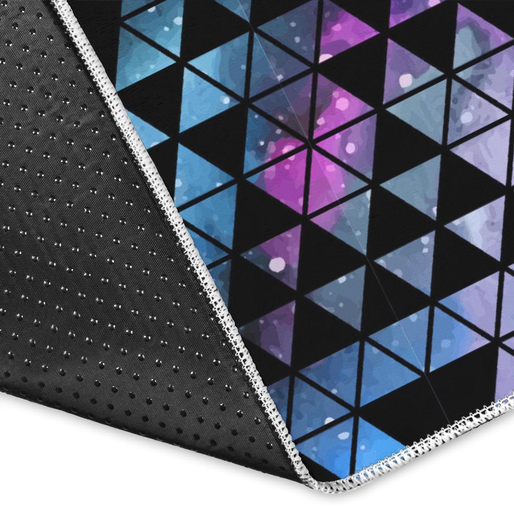 Space Galaxy Tribal Pattern Area Rug