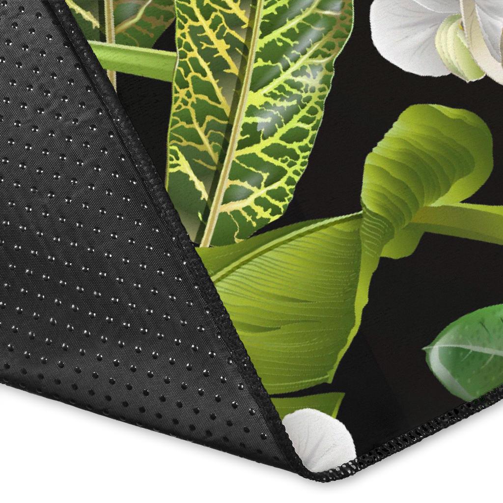 Tropical Flower Pattern Print Design TF026 Area Rugs