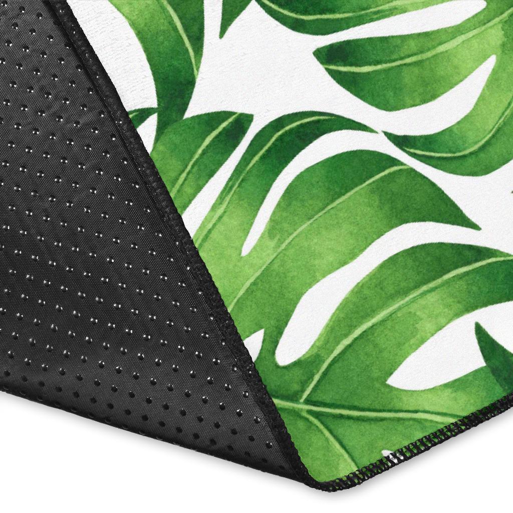 Palm Leaves Pattern Print Design PL08 Area Rugs