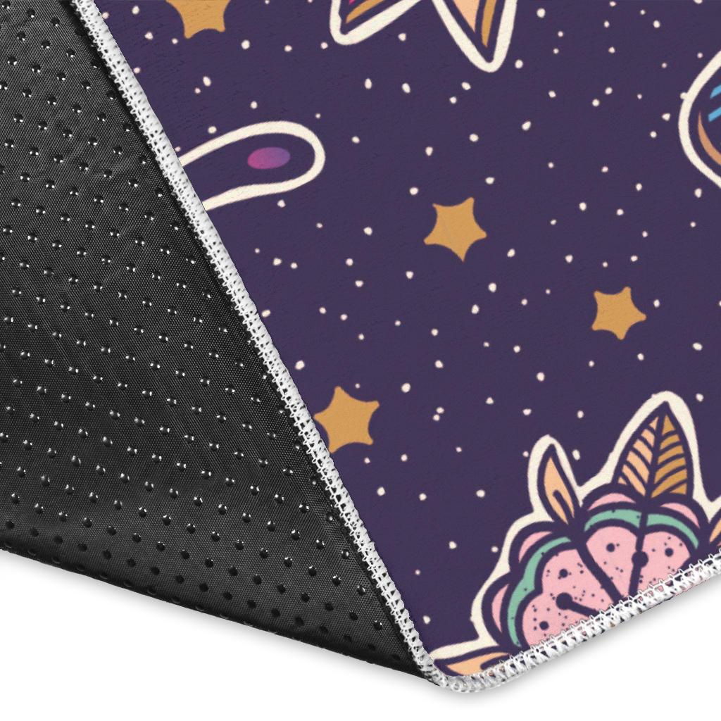 Butterfly Star Pokka Dot Pattern Area Rug
