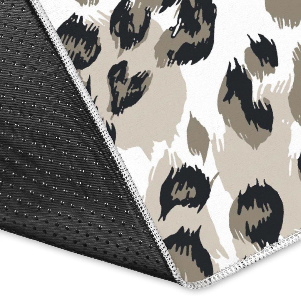 Leopard skin print pattern Area Rug