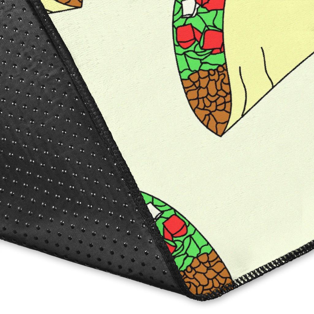 Taco Pattern Print Design TC05 Area Rugs