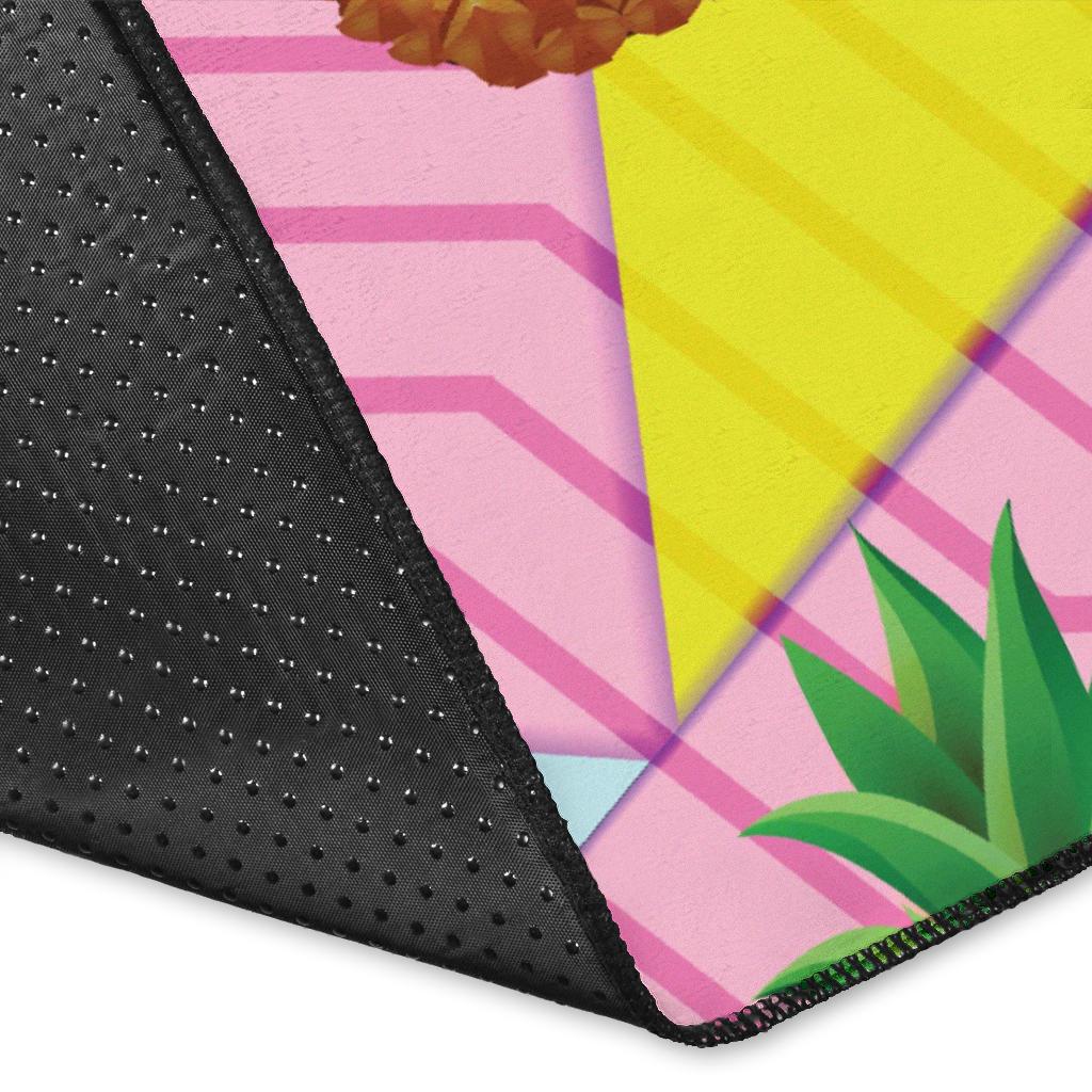 Pineapple Pattern Print Design PP05 Area Rugs