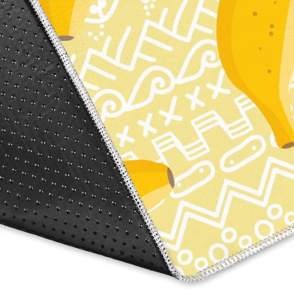 Banana Pattern Tribel Background Area Rug