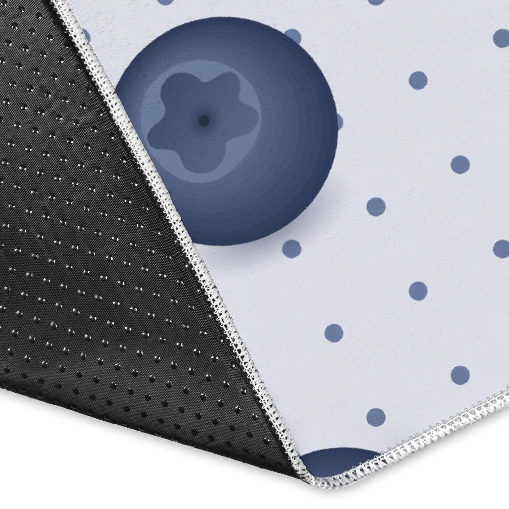 Blueberry Pattern Print Design BB02 Area Rugs