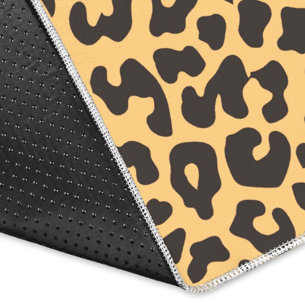 Leopard skin print Area Rug