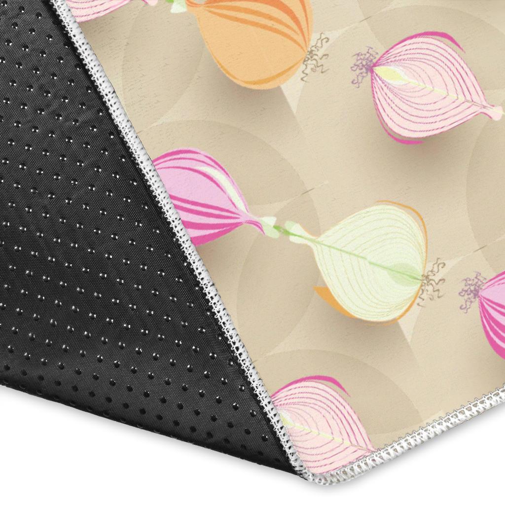Onion Pattern Theme Area Rug