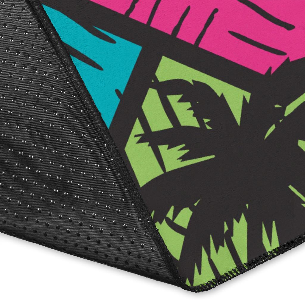 Palm Tree Pattern Print Design PT09 Area Rugs