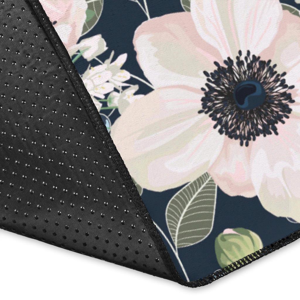 Anemone Pattern Print Design AM02 Area Rugs