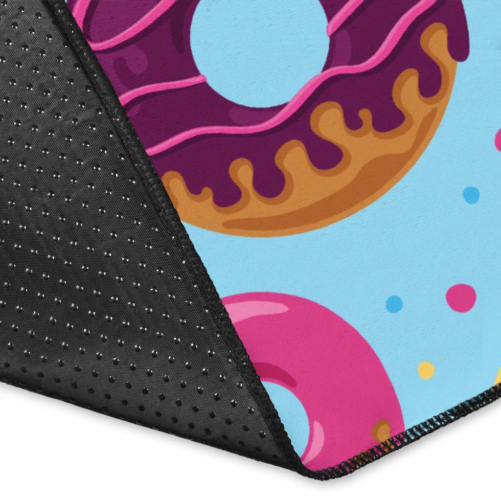 Donut Pattern Print Design DN07 Area Rugs