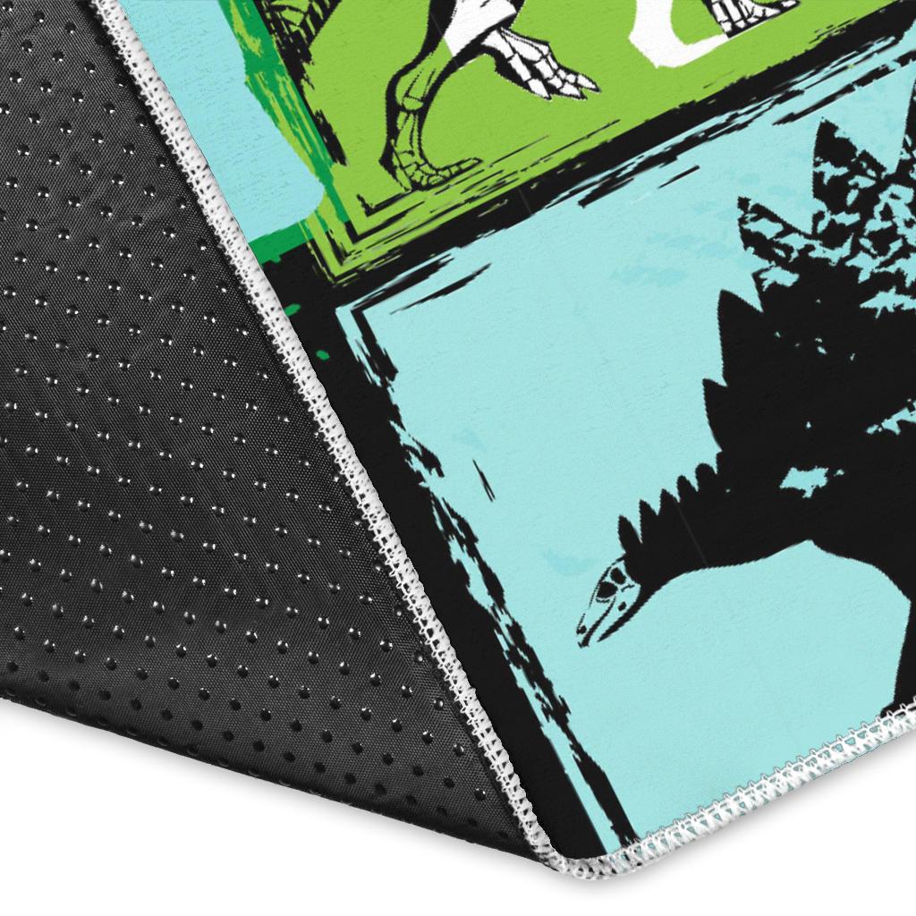 dinosaurs print pattern Area Rug
