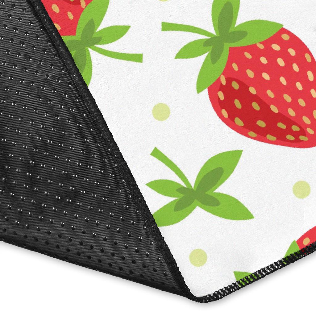 Strawberry Pattern Print Design SB07 Area Rugs