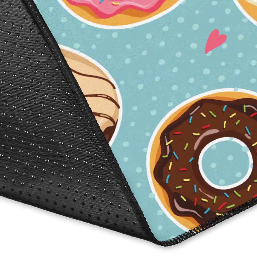 Donut Pattern Print Design DN04 Area Rugs