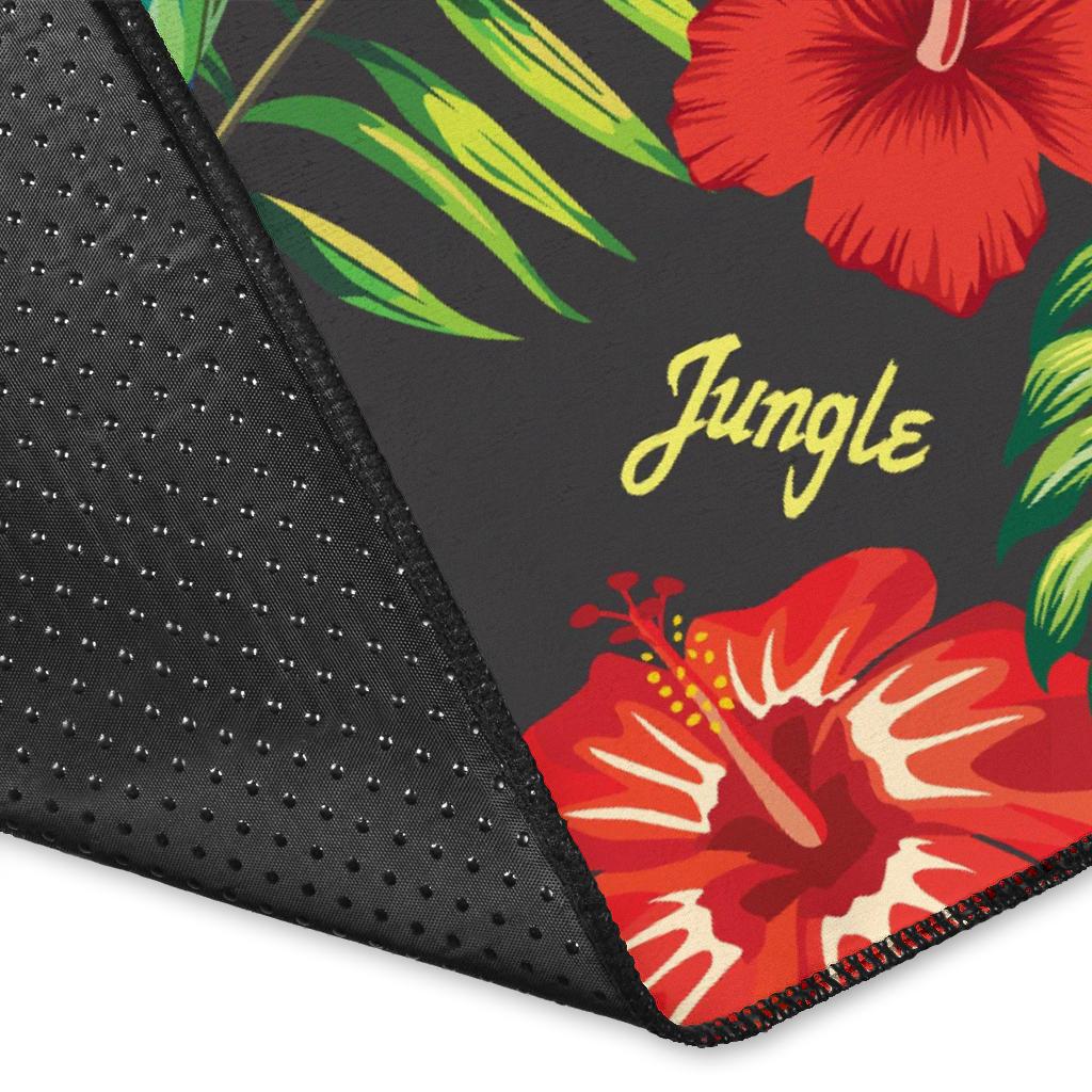 Tropical Flower Pattern Print Design TF04 Area Rugs