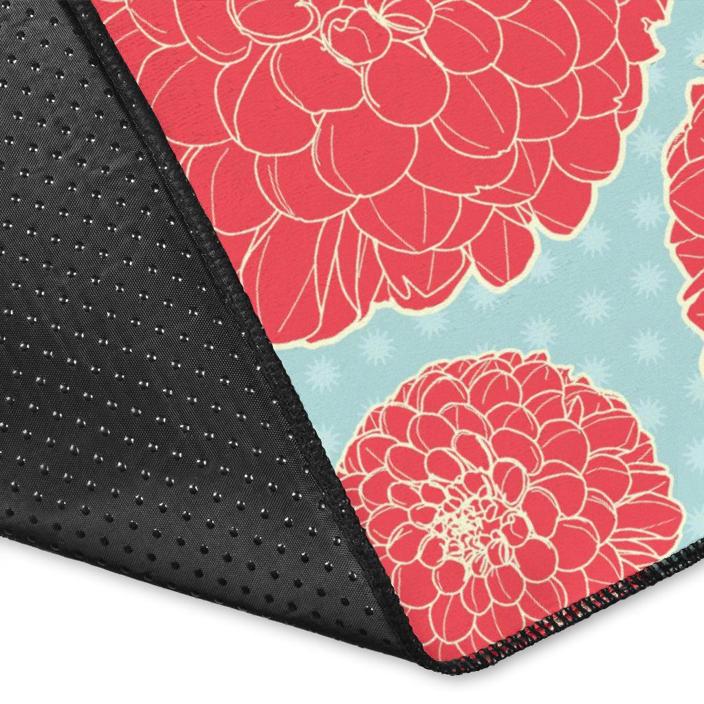 Marigold Pattern Print Design MR03 Area Rugs