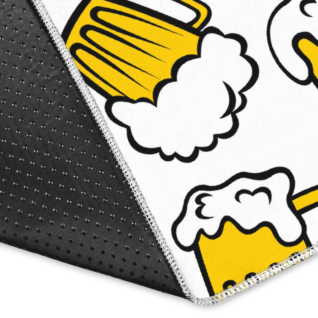 Beer design pattern Area Rug