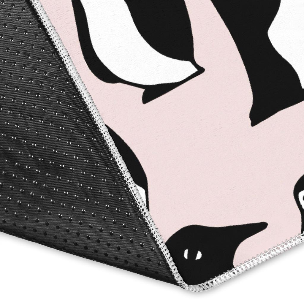 Penguin Pattern Background Area Rug