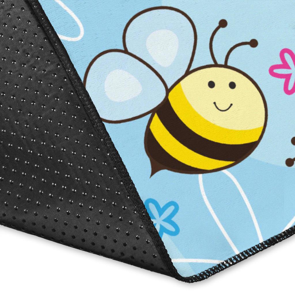 Bee Pattern Print Design BEE03 Area Rugs