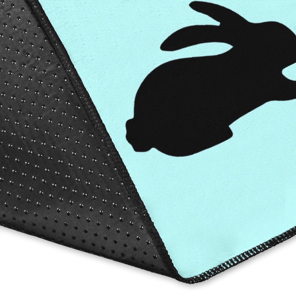 Rabbit Pattern Print Design RB010 Area Rugs