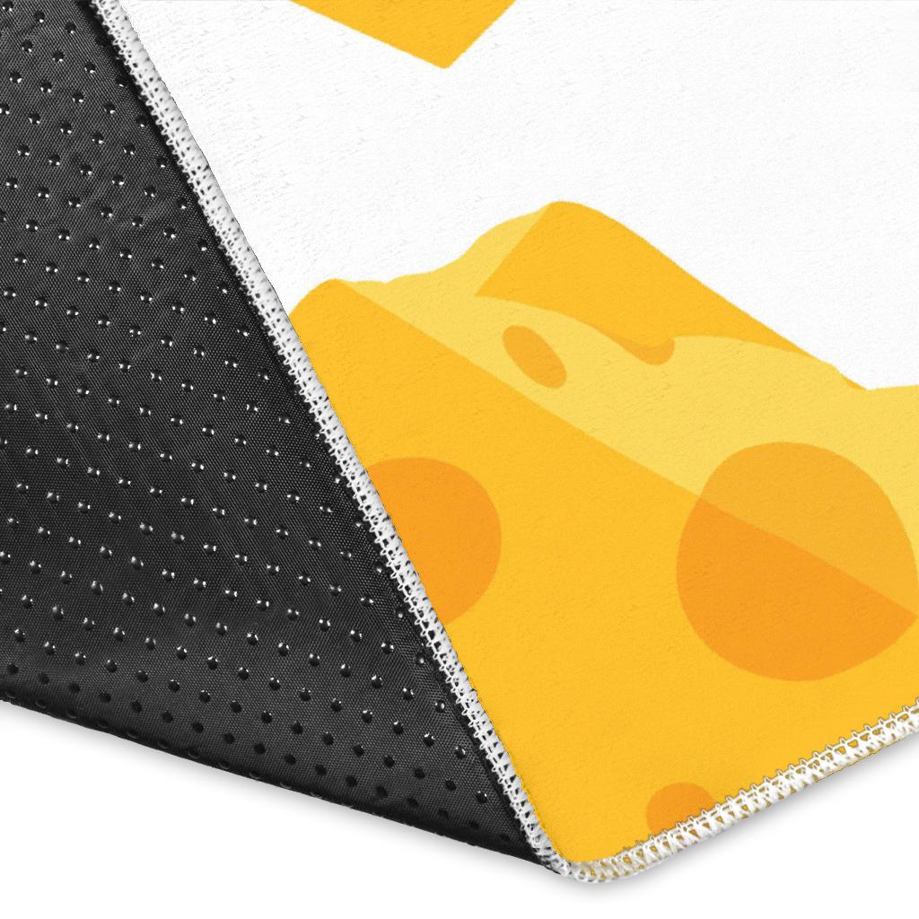 Cheese slice pattern Area Rug