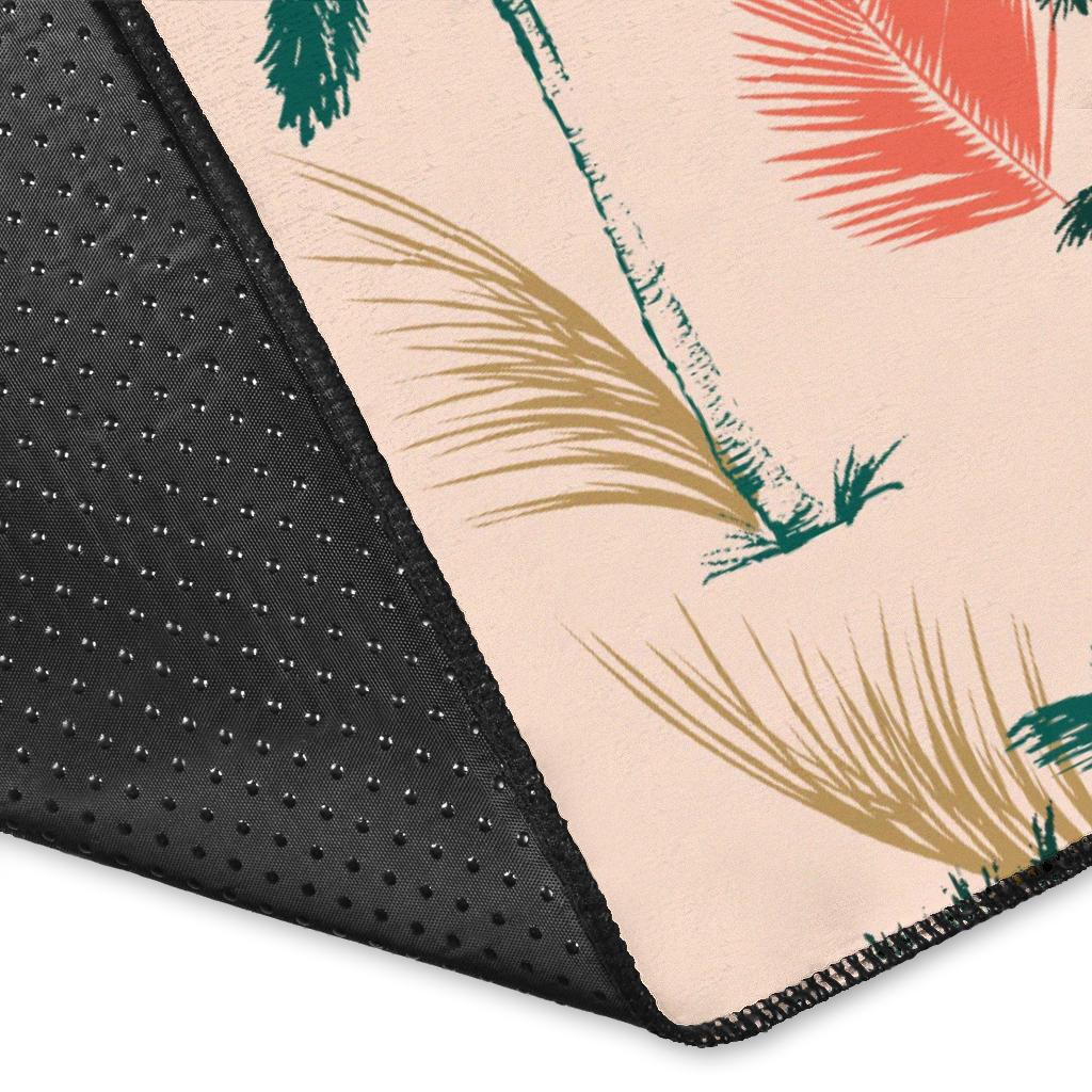 Palm Tree Pattern Print Design PT014 Area Rugs