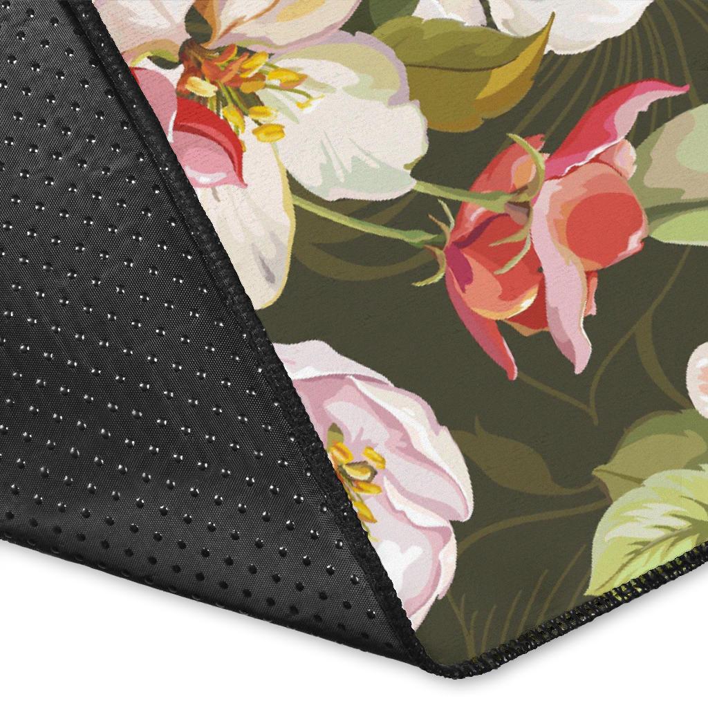 Apple Blossom Pattern Print Design AB01 Area Rugs