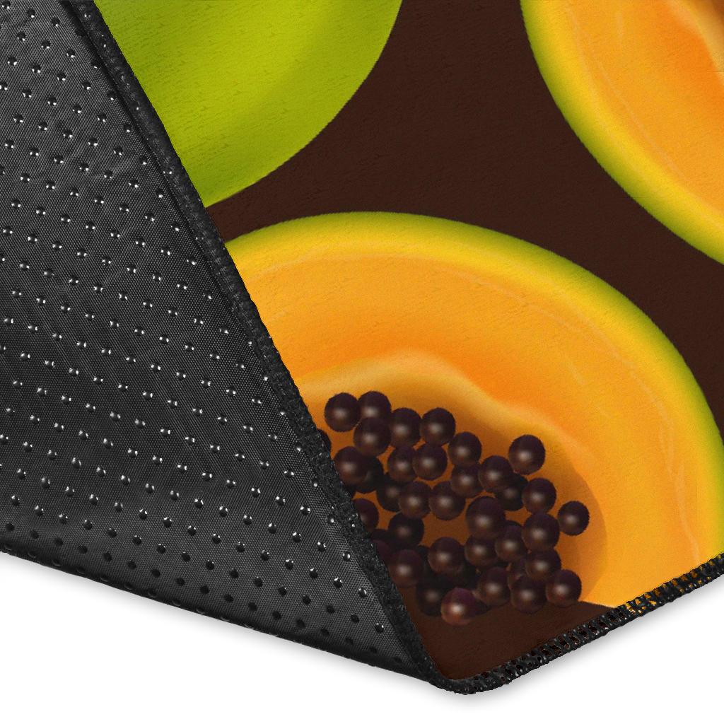 Papaya Pattern Print Design PP04 Area Rugs