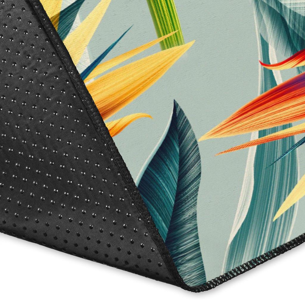 Tropical Flower Pattern Print Design TF022 Area Rugs
