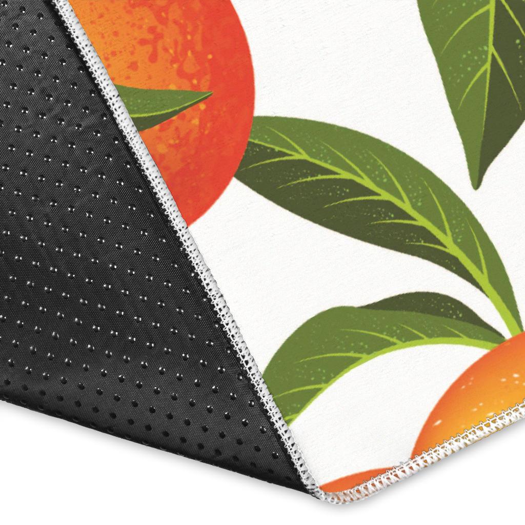 Oranges pattern background Area Rug