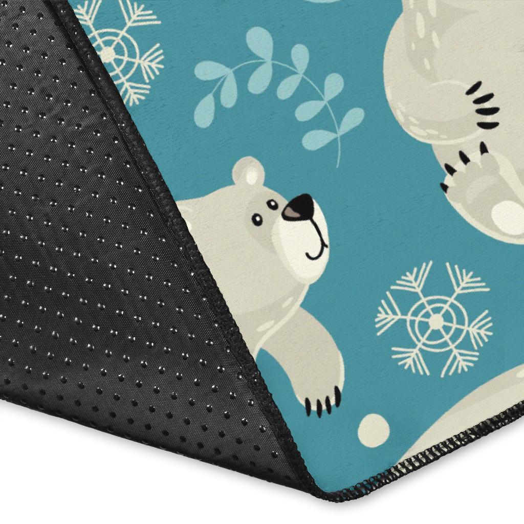 Bear Pattern Print Design BE04 Area Rugs