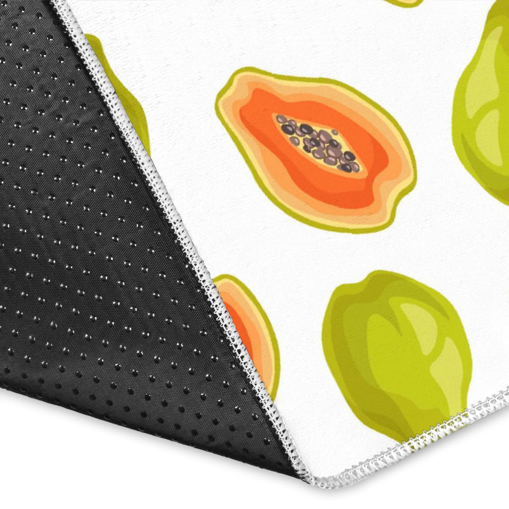 Papaya Pattern Theme Area Rug