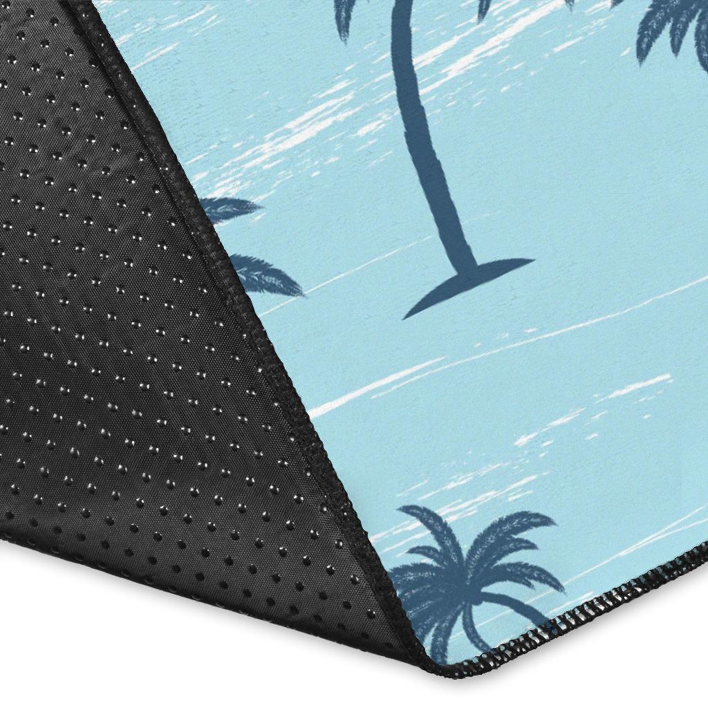 Palm Tree Pattern Print Design PT04 Area Rugs