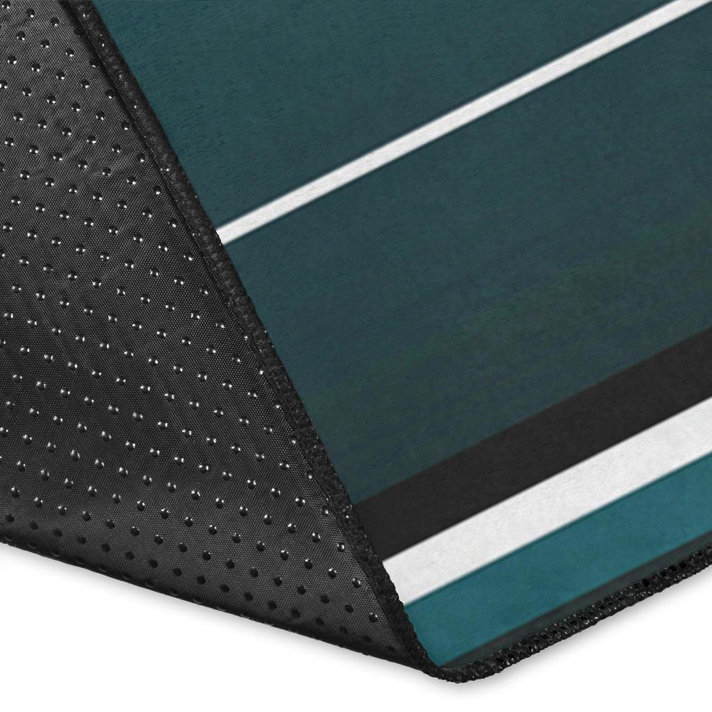 Eagles Football Field Area Rug